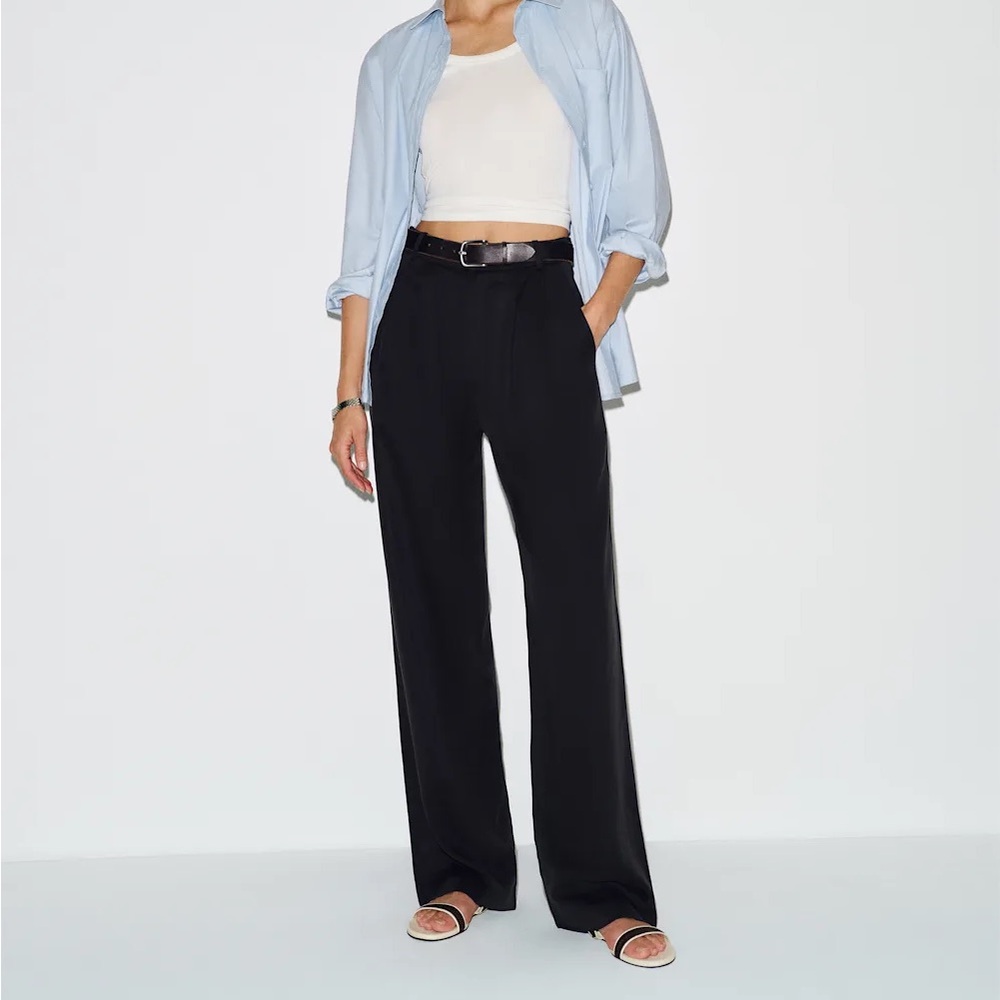 Black Reformation Mason Pant - Size 0 Hemmed to 5’3”-5’4”